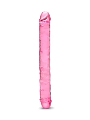 12 inch double ended pink jelly dildo