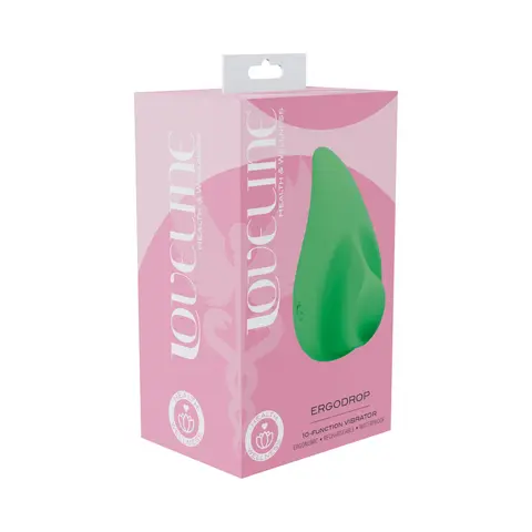 LoveLine ErgoDrop Vibe Waterproof in Green