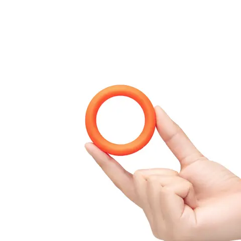 b-Vibe Snug Ring 40mm Snug Fit Silicone C-Ring in Orange