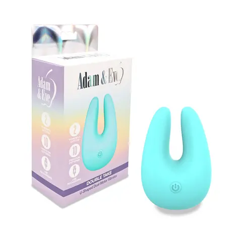 Adam & Eve Double Take U-Shaped Dual-Motor Vibrator