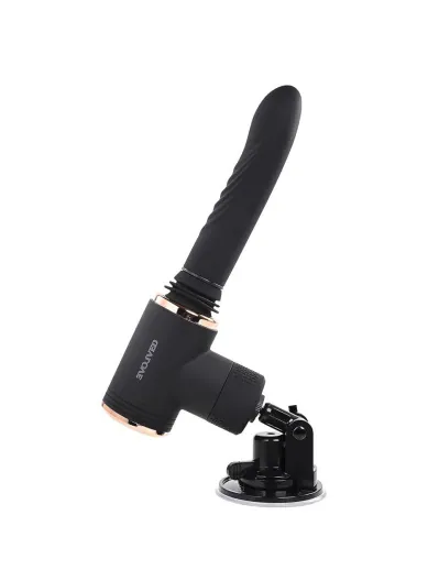 too hot to handle rechargeable silicone thrusting vibrator with suction cup