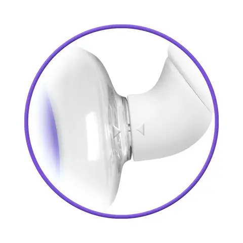 Bloom - Intimate Body Pump - Automatic - Vibrating - Rechargeable Purple/White