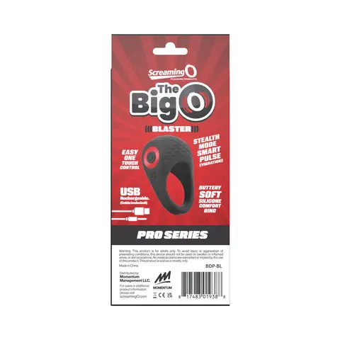 Screaming O Big O Pro Blaster Vibrating Ring Black