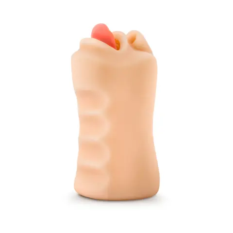 X5 Men Oral Anne Mouth Stroker Beige