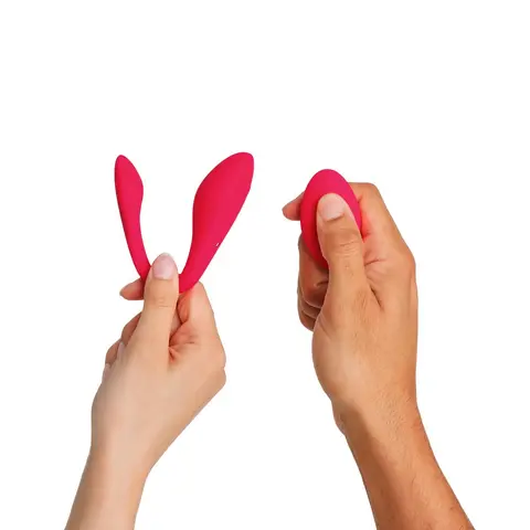 Flexible wearable vibrator with remote