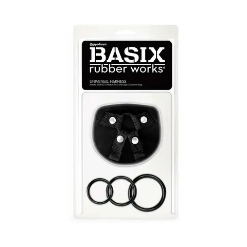 Basix Rubber Works Universal Harness O/S Black