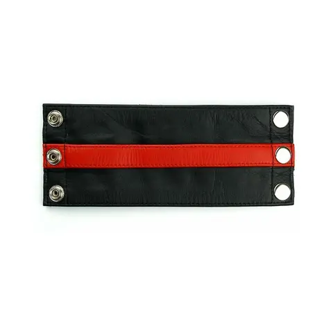 Prowler RED Leather Wrist Wallet Black/Red M