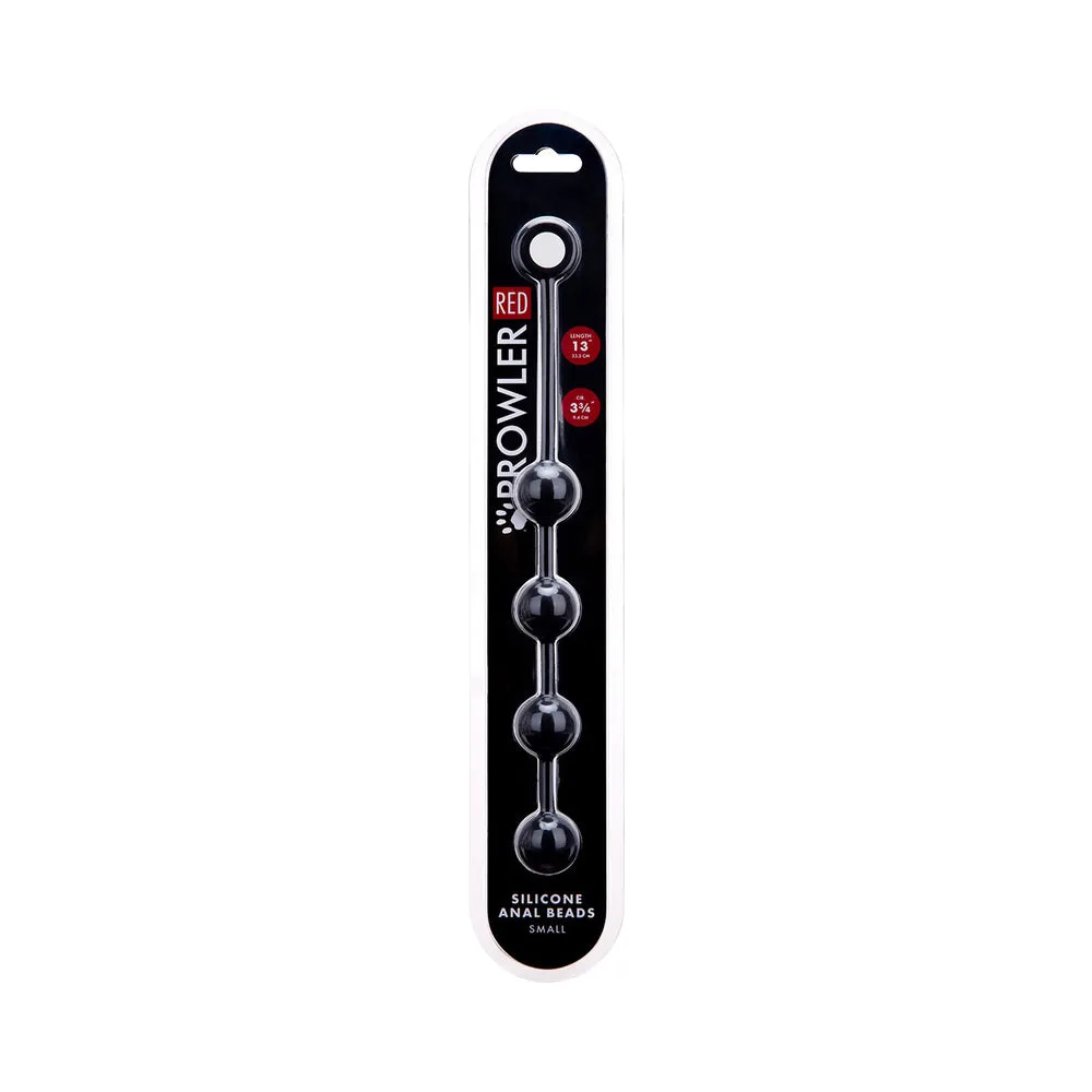 Prowler RED Small Silicone Anal Beads