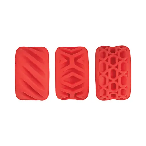 Super Stretchy Stroker Rings 3 Pack in Red