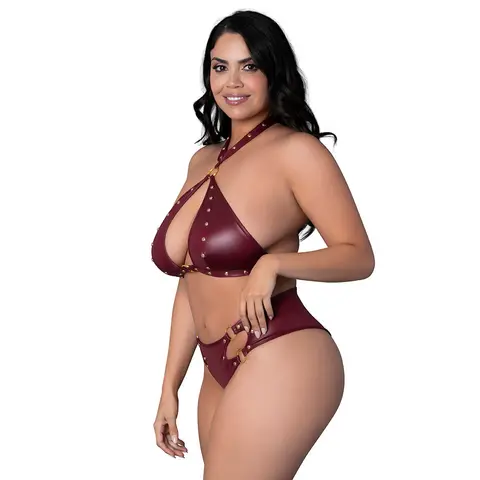 Lust Fetish Juno Burgundy Queen Size