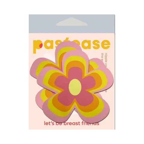 Pastease Groovy Flower Pasties in Pink Lemonade