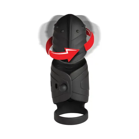 JOCK Advanced Helmet Humper Gyrating&Vibrating Silicone Masturbator