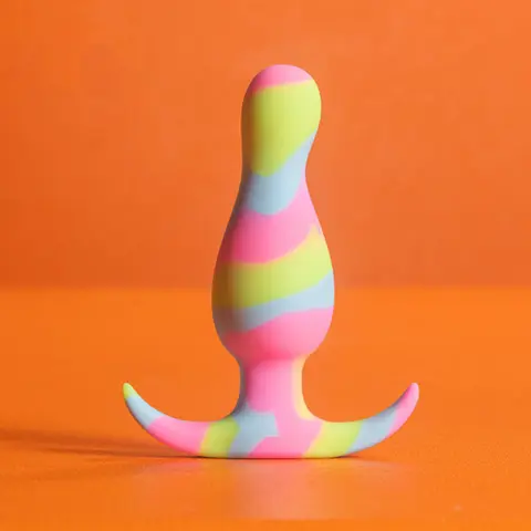 Avant Kaleido Silicone Anal Plug Lime