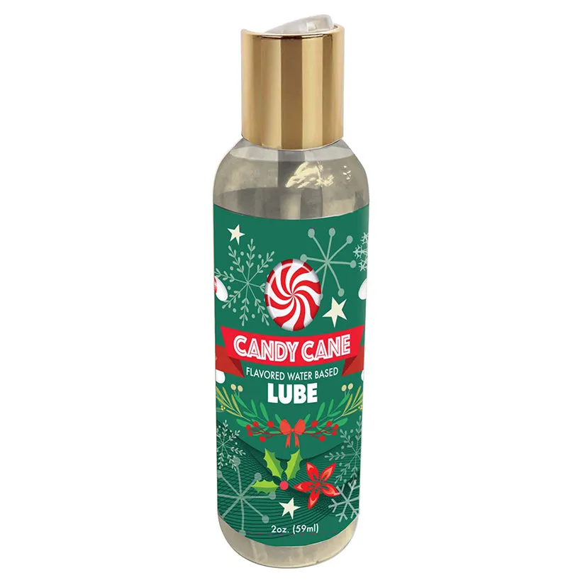 Little Genie Holiday Lube Candy Cane 2 oz.