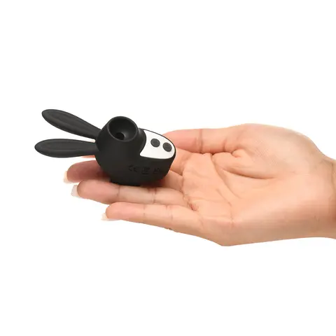 Shegasm Sucky Bunny Clit Stimulator in Black