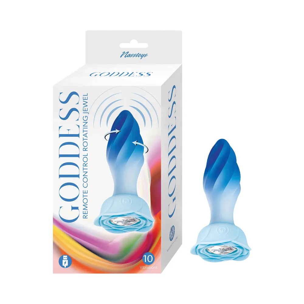 Goddess Remote Control Rotating Jewel in Blue