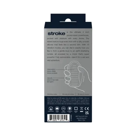 VeDO Stroke Rechargeable Vibrating Stroker Black