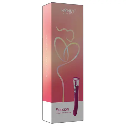 Honey Play Box Succion 3-in-1 Clitoral Sucking G-Spot Vibrator Wine