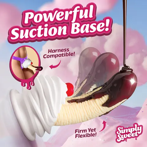 Simply Sweet Chocolate Dipped Banana Split Premium Silicone Dildo