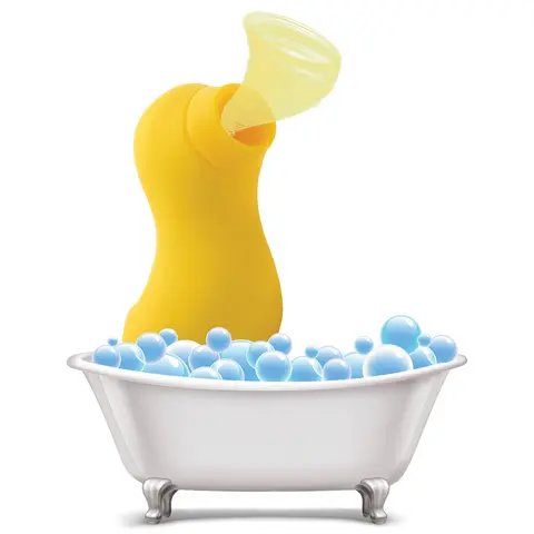 Shegasm Sucky Ducky Clitoral Stimulator Yellow
