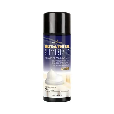 Sensuva Ultra-Thick Anal Hybrid Personal Moisturizer High pH Formula 3.4 oz. Bottle