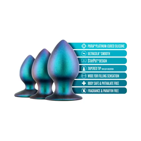 Anal Adventures Matrix Metaverse Plug Kit Dark Millenia