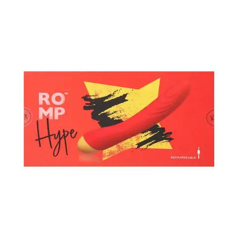 ROMP Hype Rechargeable Silicone G-Spot Vibrator Red