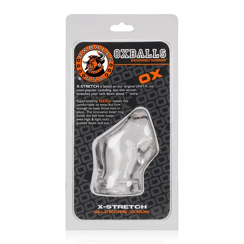 OxBalls Unit-X Stretch, Cocksling in Clear
