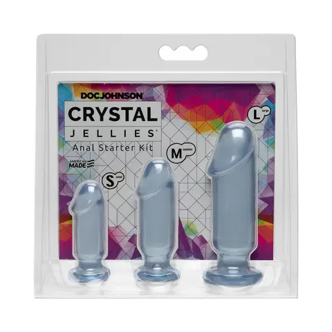 Crystal Jellies Anal Starter Kit in Clear