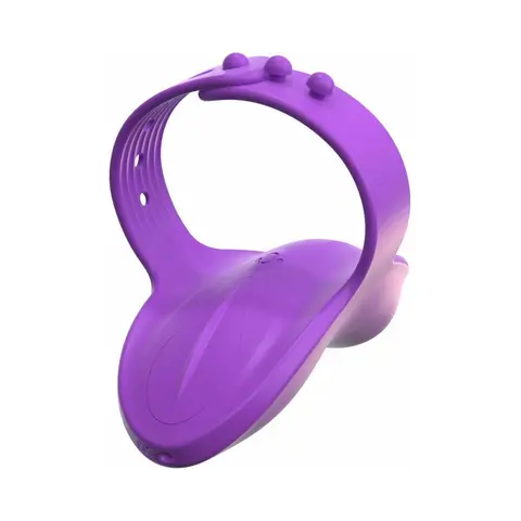 Fantasy For Her Rechargeable Adjustable Silicone Her Finger Vibe Purple