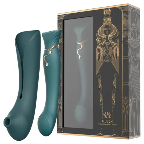 Zalo Queen Set G-Spot Pulse Wave Jewel Green