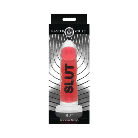 Master Series SLUT Silicone Dildo