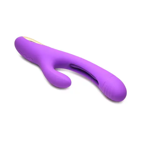 Flickers Tri-Flick Flicking Silicone Rabbit Vibrator