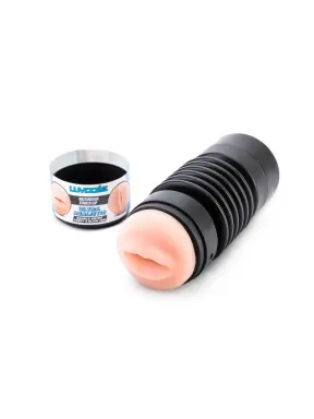 ultra-realistic double-entry pussy & blow job masturbator cup