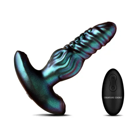 Creature Cocks Octo-Squirm Vibrating & Squirming Silicone Anal Plug