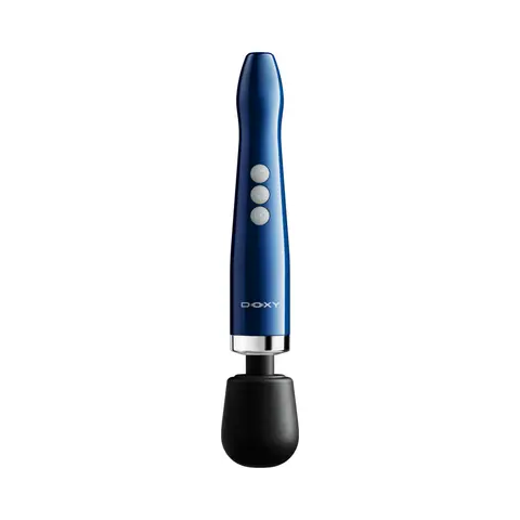 Doxy Die Cast Compact Cordless Wand in Blue