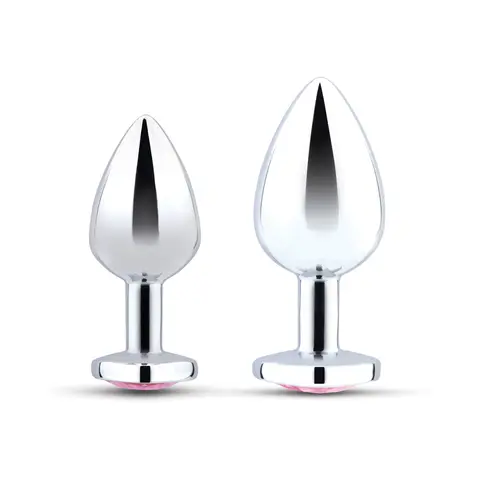 b-Vibe Jewel Metal Training Plug Set