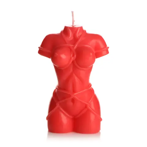 Master Series Bound Goddess Drip Candle in Red