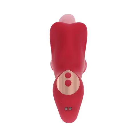 Loveline Spin Rotating Vibrating Tongue Pink