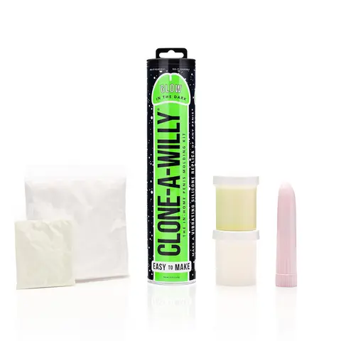 Clone-A-Willy DIY Vibrating Dildo Kit Glow-in-the-Dark in Glow in the Dark
