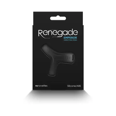 Renegade Emperor Vibrating Ring in Black