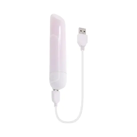 Evolved Shine On Glowing Pink Vibrating Bullet White/Pink