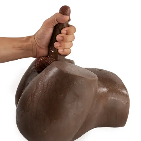 Camtoyz Raw Realistic Torso Naysa in Chocolate