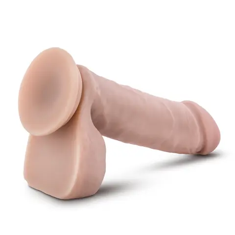 Dr. Skin Dr. William 8 in. Dildo with Balls in Beige