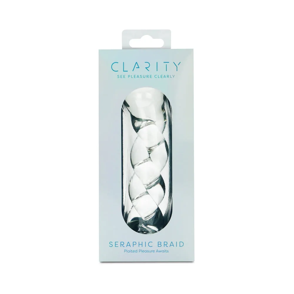 Clarity Seraphic Braid Glass Dildo