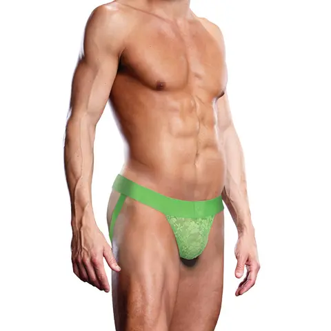 Prowler Lace Jock Strap Neon Green M