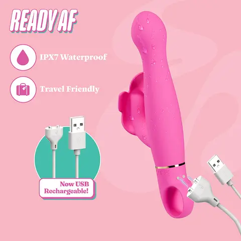 Aria Naughty AF 2.0 Rechargeable Vibe Plum
