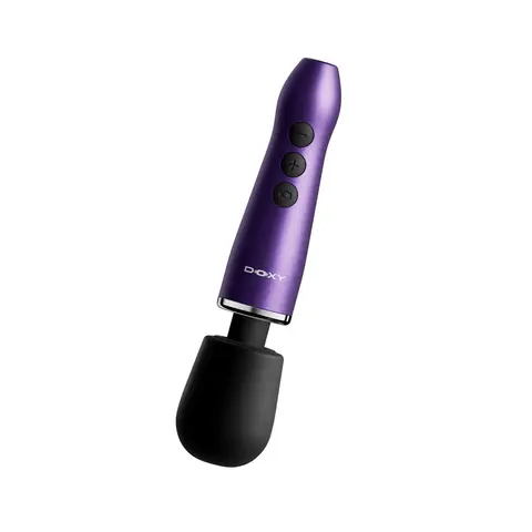 Doxy Go Travel-Sized Wand Massager in Purple