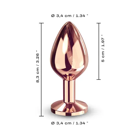 Dorcel Diamond Plug Rose Gold M
