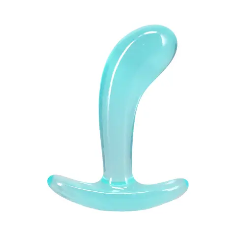 Crystal Jellies Curved Anal Trainer Set in Teal